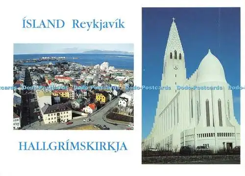 D188341 Insel Reykjavik. Hallgrimskirkja. Blick vom Hallgrimskirkja Turm. Sula