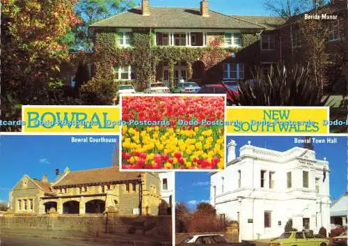 D190072 Bowral. New South Wales. Bowral Courthouse. Bowral Rathaus. Berida Man