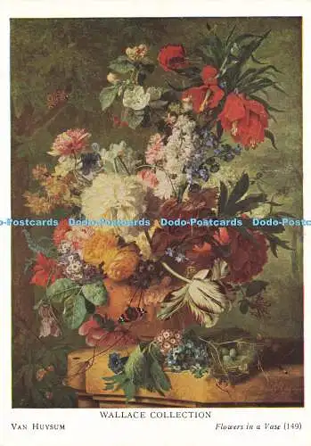 D186970 Blumen in einer Vase. Wallace Kollektion. Fine Art Graveurs. Van Huysum