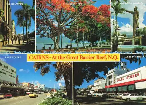 D190086 Cairns. Am Great Barrier Reef. N. Q. Lake Street. Abbott Street. Die