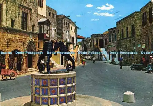 D190091 Rhodos. Brunnen der Altstadt. M. Toubis. 1981