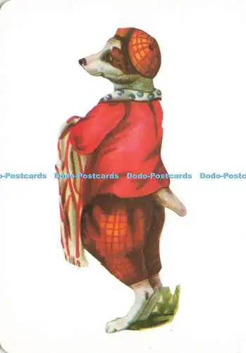 D187012 Hund mit Kleidung. Lebensraum