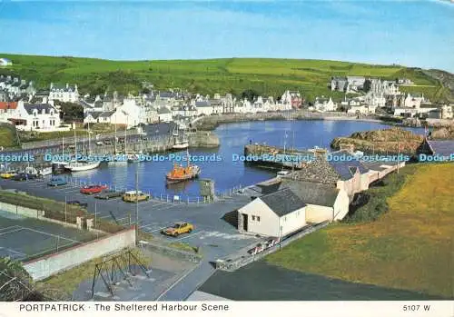 D190225 Portpatrick. Die geschützte Hafenszene. Whiteholme. Hagel Caledonia Pro