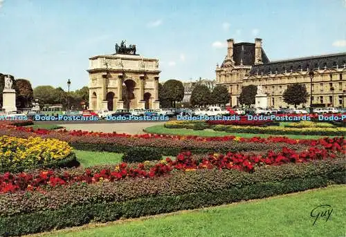 D190247 Paris et ses Merveilles. Les Jardins et le Palais du Louvre au Centre. l