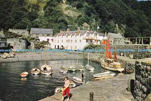 D188587 Devon. Clovelly Harbour. J. Arthur Dixon