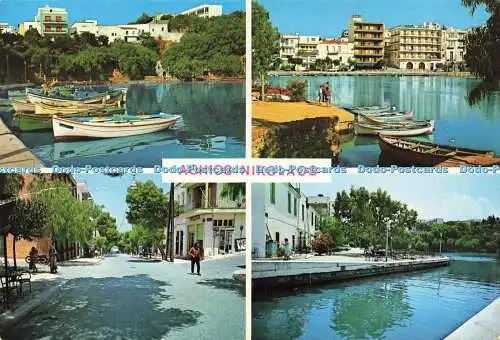 D190257 Aghios Nikolaos. Souvenir. G. Loucatos. Multi View