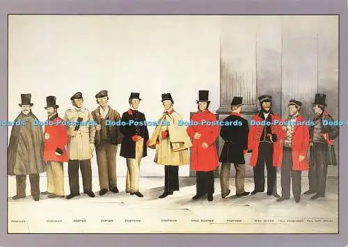 D188607 Uniformen der London Postal Service. GPO. Zirkulationsabteilung. circ