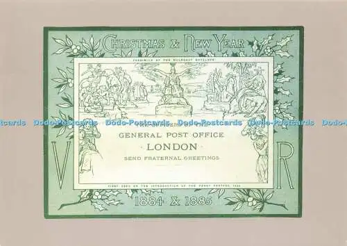 D188614 Weihnachten und Neujahr. Die Offiziere der Generalpost. London.