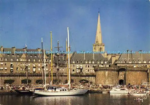 D190303 Saint Malo. La Grande Porte et les Bassins. Art Jos. Iris. Mexichrom