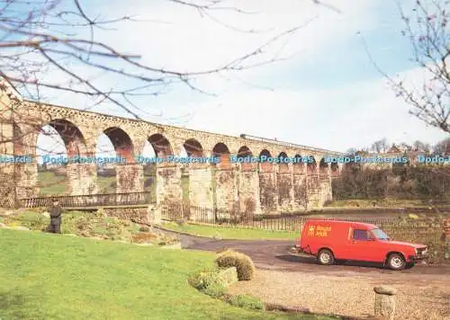 D188639 Berwick auf Tweed. Die königliche Grenzbrücke. Bildkarte der Post. S