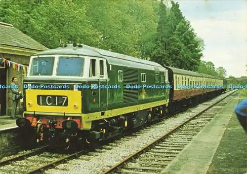 D190313 Die Diesel- und Elektrogruppe Hymek Klasse 35. 7017. Wunderschön restauriert