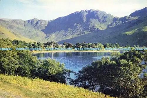 D188674 Cumberland. Buttermere Lake. Roter Hecht. Hoher Stil. High Crag and Hay Sta