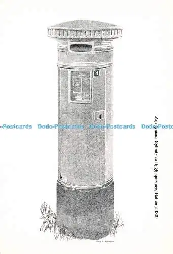 D187244 Bolton. Anonyme zylindrische hohe Öffnung. um 1881. Erstdruck. NWPB