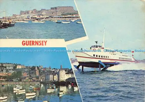 D190369 Guernsey. Kanalinseln. Castle Cornet. St. Peter Port und Albert Dock