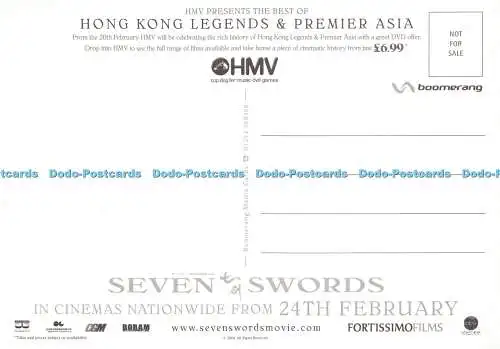 D185553 Sieben Schwerter. Hong Kong Legends und Premier Asia. Boomerang Media Cards