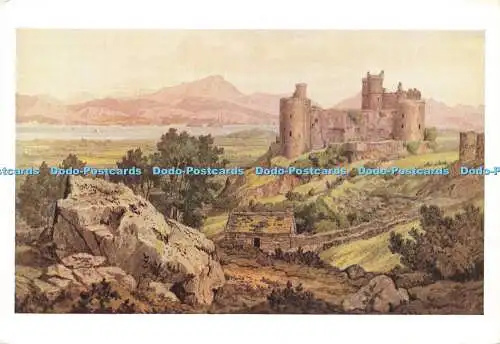 D190410 Schloss Harlech. Juni. 1823. Waterlow. John Parker