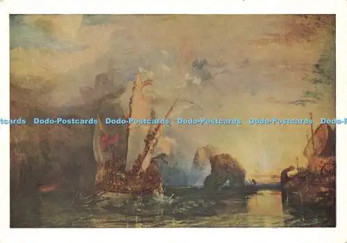 D187293 National Gallery. Ulysses Deriding Polyphemus. Waterlow. Karten-Nr. 1061.