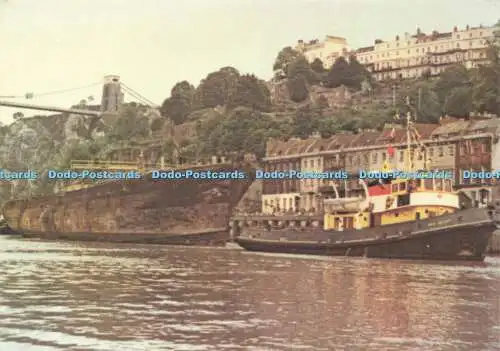 D188740 S.S. Großbritannien. Segeln Sie die Avon hinauf. Juli 1970