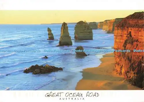 D188749 Australien. Great Ocean Road. Zwölf Apostel in der Abenddämmerung. Nucolourvue Produc