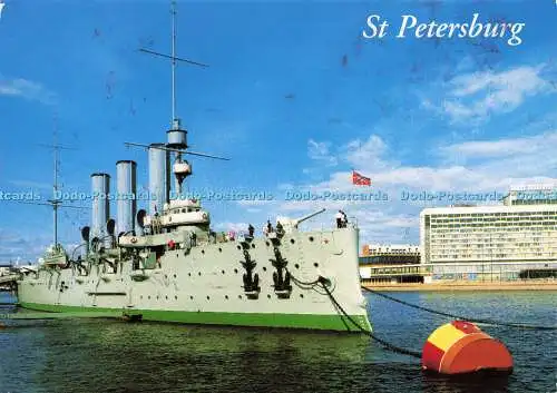 D188810 St. Petersburg. Der Cruiser Aurora. Alfa Farbe