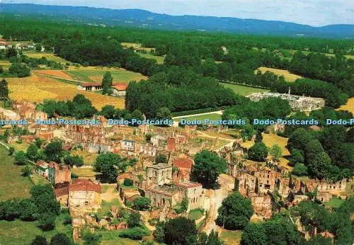 D190526 Oradour Sur Glane. Haute Vienne. Vue aerienne. Alliance Carterie. Editio