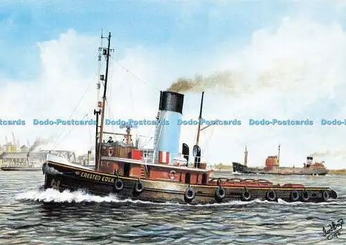 D188886 S.T. Crested Cock. Baujahr 1935. Gamecock Schlepper. Leander. Serie Nr. 3. Ia