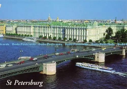 D187450 St. Petersburg. Der Winterpalast. Alfa Farbe. 2000