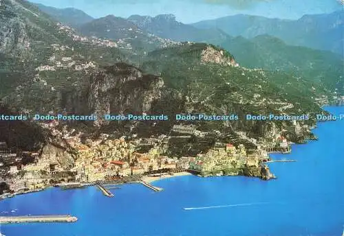 D187466 Amalfi. Panorama. Vincenzo Carcavallo. Co. Graf. 2001