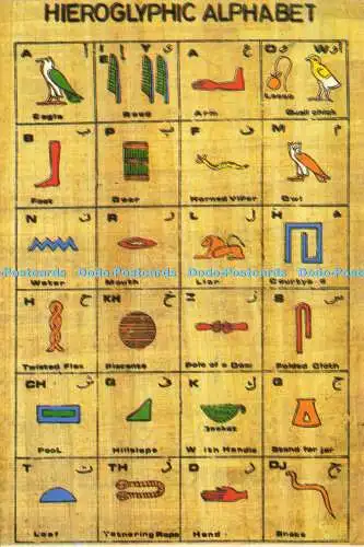 D185728 Hieroglyphenalphabet. Z Art