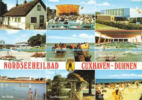 D190583 Nordseeheilbad. Cuxhaven. Duhnen. Otto Schulze. 1978. Multi View