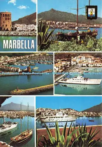 D185738 Marbella. Costa del Sol. Puerto Banus. Divers Aspekte. Fisa I.G. Escudo