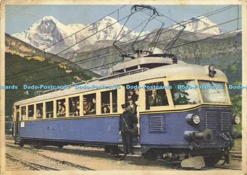 D188921 Genussreiche Fahrt mit den Neuen Blau Weissen. Leichtmotorwagen. der Bet