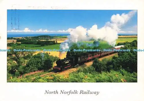 D188923 North Norfolk Railway. Von Kelling Heath mit Weybourne Village. Alan B