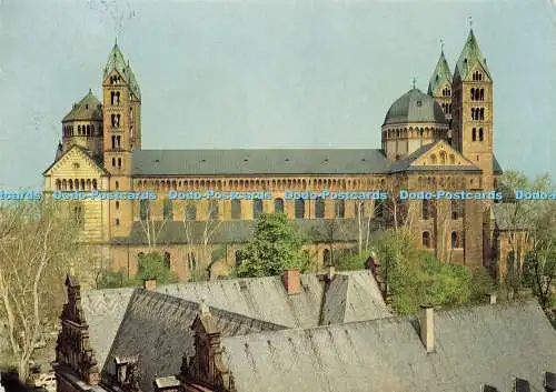 D190594 Der Dom Zu Speyer von Suden. Helga Schmidt Glassner. 1985