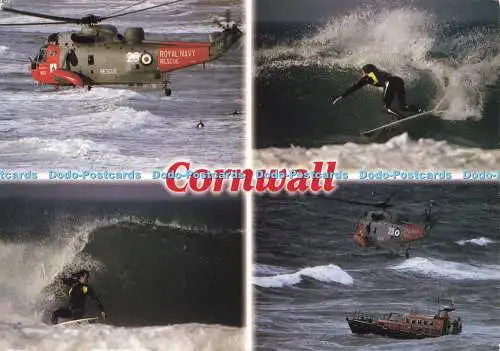 D188927 Cornwall. Surf Guide und Tide Fax. Brandungs- und Windberichte. Surfax Today W