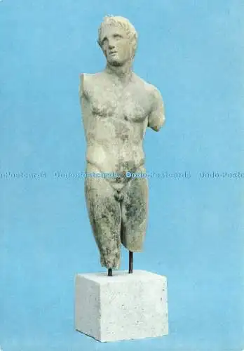 D185757 Pella. Statuette von Alexander dem Großen mit dem Gesicht der Pfanne. Hellenis