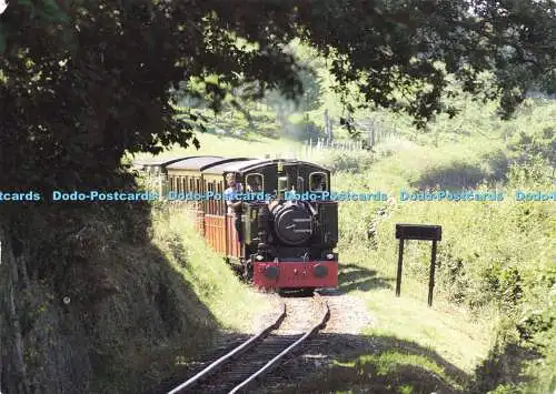 D188943 Lok Nr. 7. Tom Rolt nähert sich Brynglas. Heilffordd Talyllyn Ra