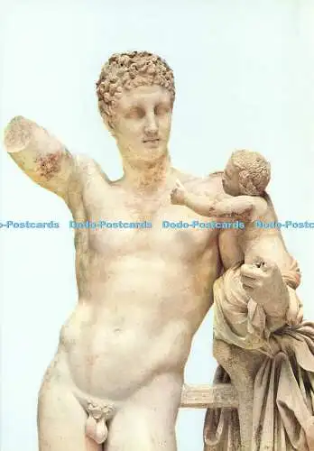 D185767 Museum von Olympia. Hermes von Praxiteles. 4. Jahrhundert v. Chr. Assimacopoul