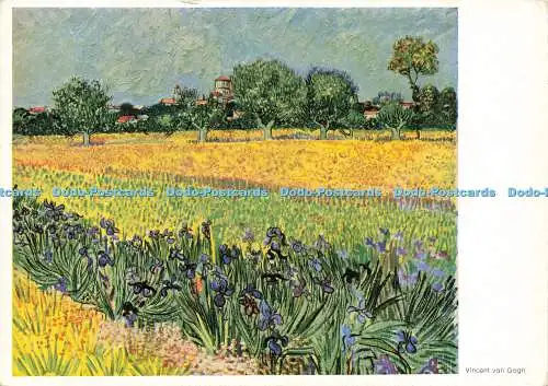 D190624 Vincent Van Gogh. 1853 1890. Blick auf Arles mir Iris. Blick auf Arles mit