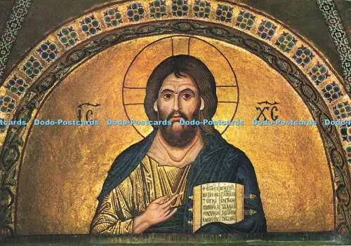 D190651 Jesus als Meister. Mosaik. Hosios Loukas. Hellas. E. Tzaferis