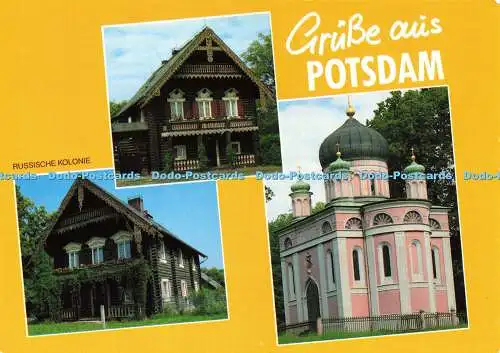 D190660 Grusse aus Potsdam. Russische Kolonie. Kunst und Bild. Multi View