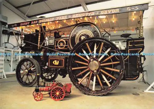 D189009 Devon. Exmouth. Sandy Bay. Burrel Showman Engine. Der König von Belgien