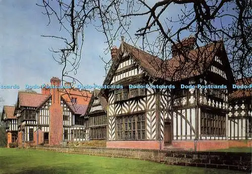 D190682 Wightwick Manor in der Nähe von Wolverhampton. Südfront. William Morris. Nationa