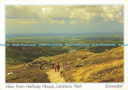 D190683 Blick vom Halfway House. Llanberis Path. Snowdon. Dixon. Ken Fidler