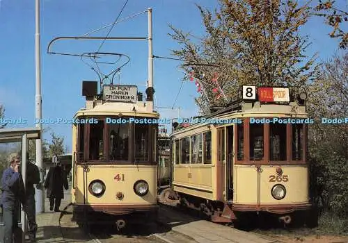 D189018 Groningen 41.op proefrit door den Haag. naast Den Haag 265. De Savornin