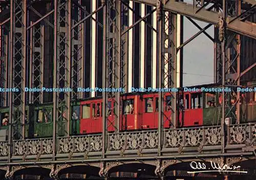 D189031 Paris. Passerelle d Austerlitz. Le Metro Aerien. Cap Theojac. A. Choisne