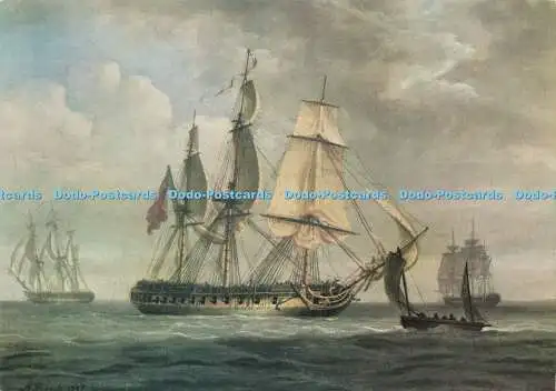 D189062 Greenwich. National Maritime Museum. H. M. Fregatte Triton Baujahr 1796. St