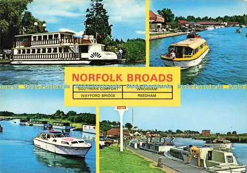 D187627 Norfolk Broads. Reedham. Wroxham. Wayford Bridge. Southern Comfort. Don