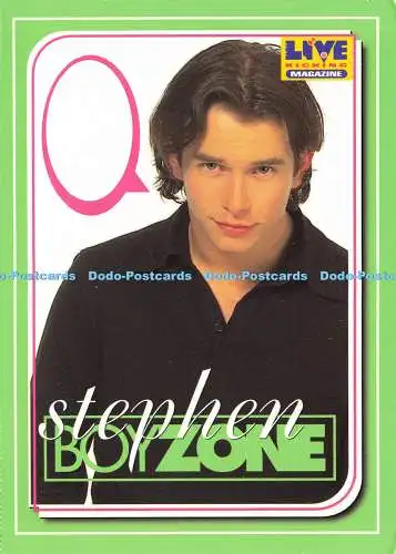 D185880 Stephen Boyzone. Live Kicking Magazin. John Green. 1997