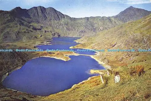 D189070 Llyn Llydaw mit Y Lliwdd und Snowdon. J. Arthur Dixon